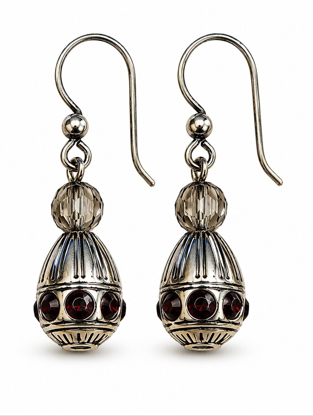 BRIGHTON Fantasy Crystal Drop Dangle Hook Earrings